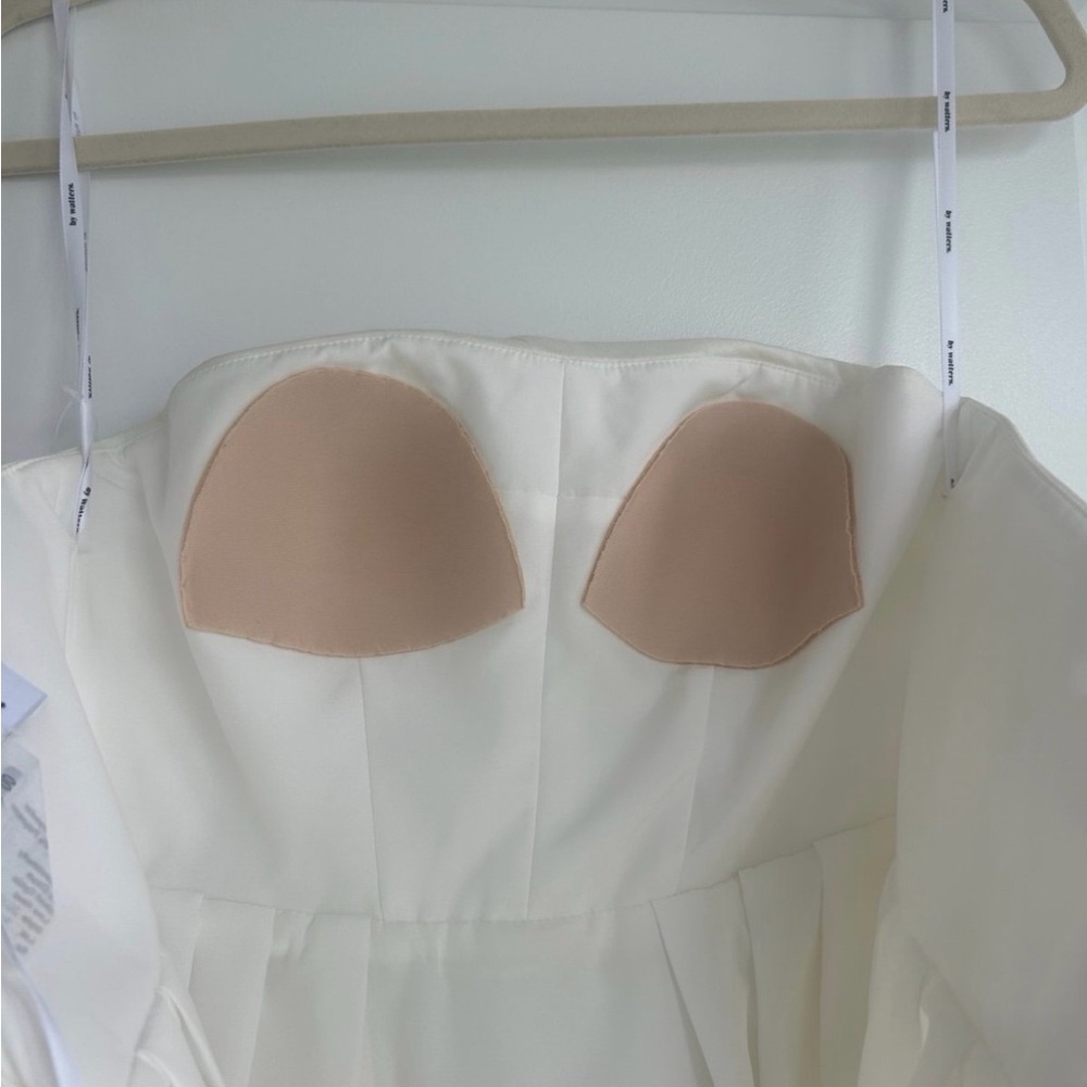 By Watters White Trifle Mini Dress - Picture 3 of 6